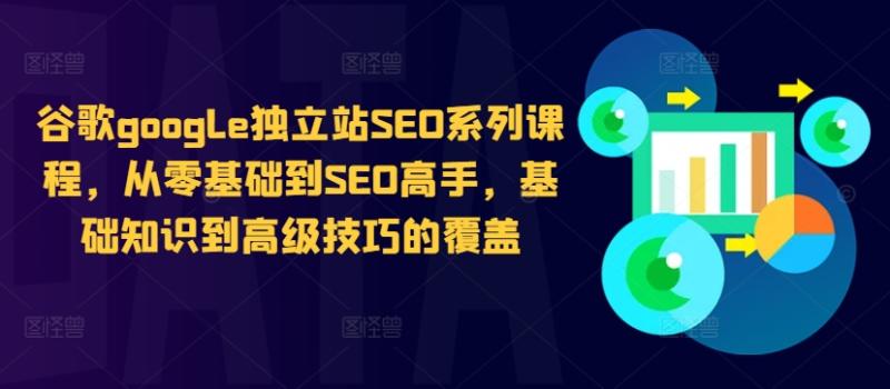 谷歌google独立站SEO系列课程，从零基础到SEO高手，基础知识到高级技巧的覆盖-一鸣资源网