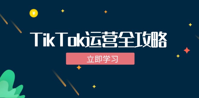 TikTok实战运营全攻略：从下载软件到变现，抖音海外版实操教程-一鸣资源网