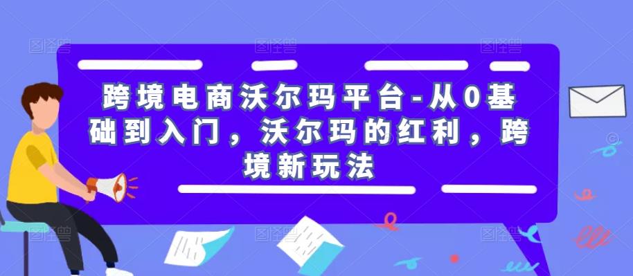 跨境电商沃尔玛平台-从0基础到入门，沃尔玛的红利，跨境新玩法-一鸣资源网